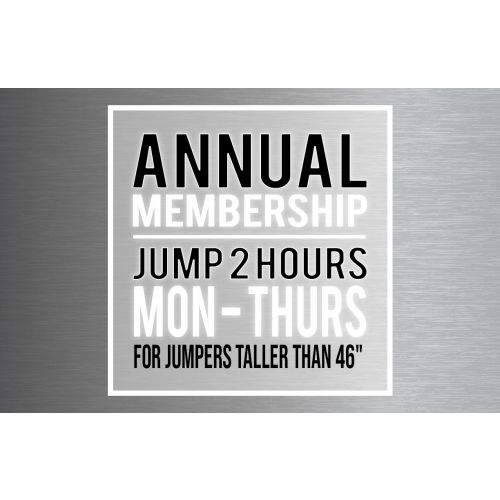 Annual Membership – Big Air Jumper (Taller Than 46")