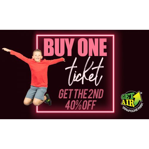 Buy 1 ticket, get the 2nd one 40% off
