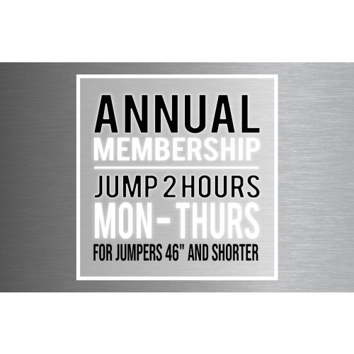 Annual Membership – Little Air Jumper (46" and Shorter)